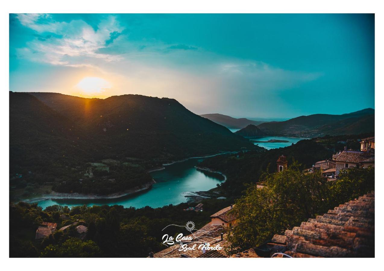 La Casa Sul Fiordo Lago Turano Paganico Sabino Exterior foto